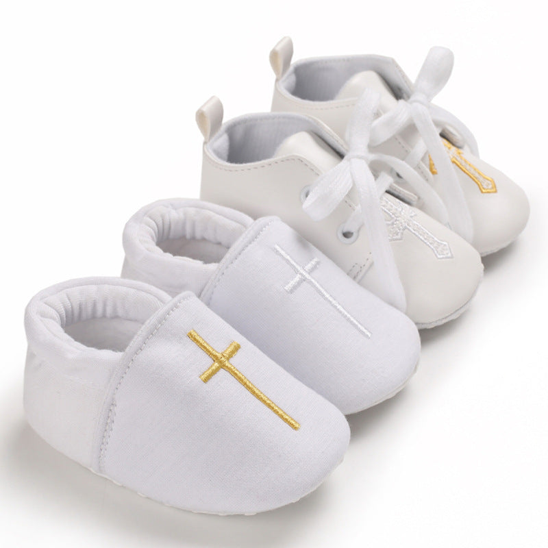 Chaussures baptême pur coton