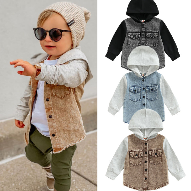 Veste pour garçons Haut à capuche de cow-boy chic et élégant