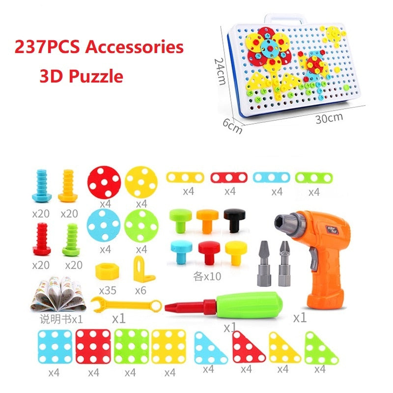 Kits de construction créatifs, ensembles de blocs éducatifs