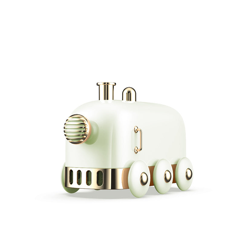 Petit humidificateur en forme de train, style rétro, silencieux, mini USB.