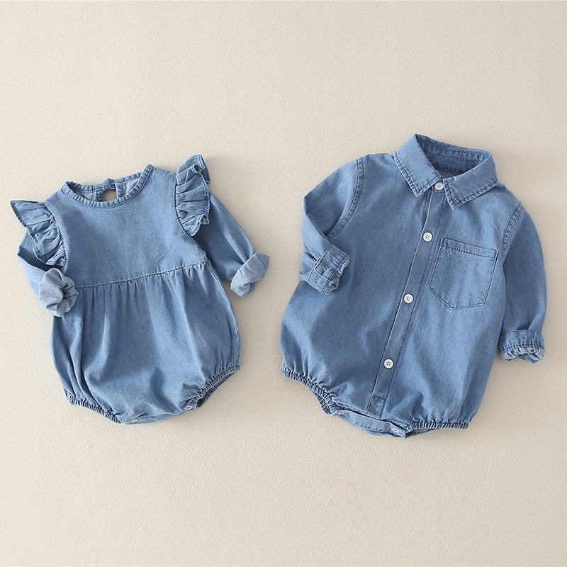 Chemise body en Jeans