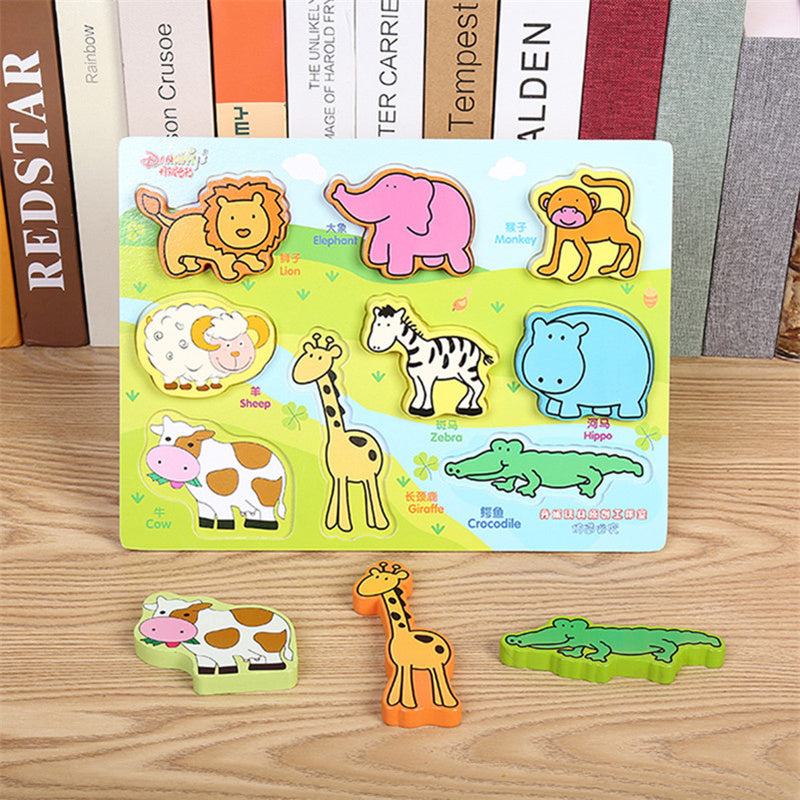 Puzzle tridimensionnel en bois, puzzle de forme 3D
