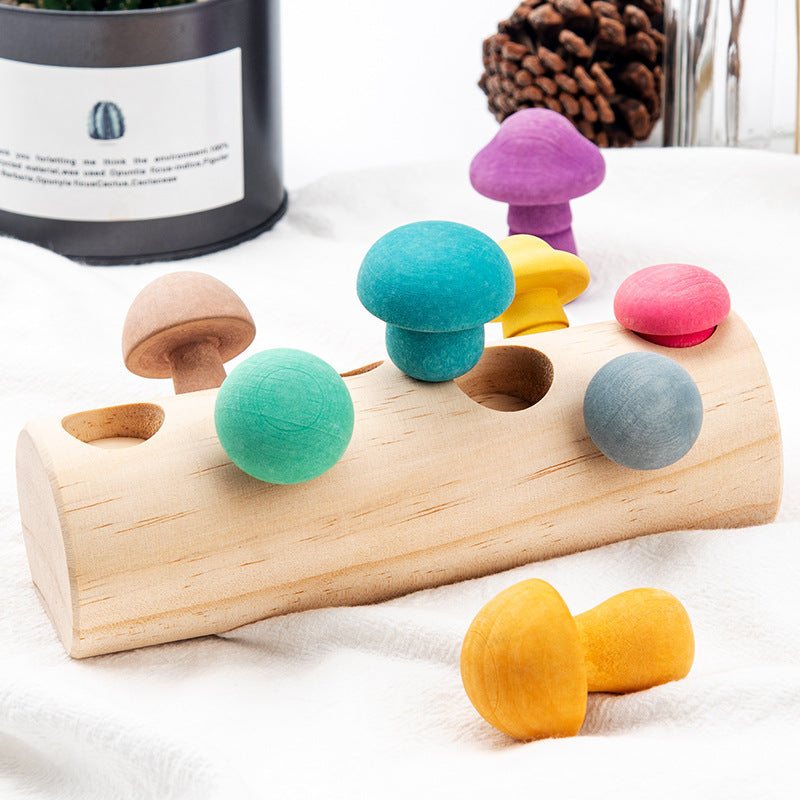 Jeu de simulation de cueillette de champignons en bois