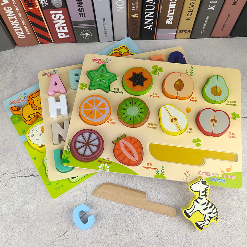 Puzzle tridimensionnel en bois, puzzle de forme 3D