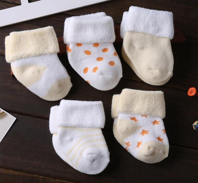 Lot de 5 paires de chaussettes antidérapantes en coton
