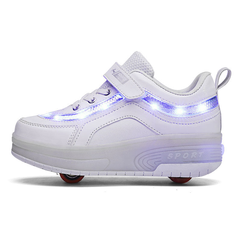 Chaussures lumineuses à roues