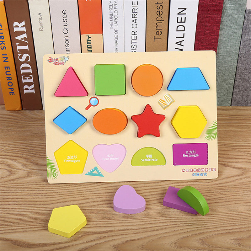 Puzzle tridimensionnel en bois, puzzle de forme 3D