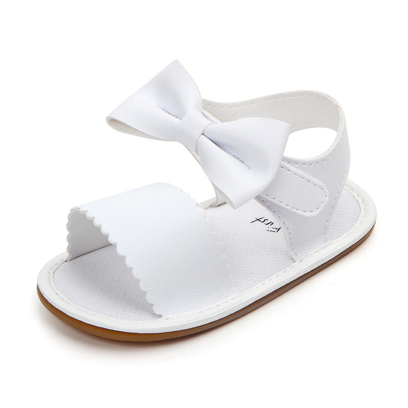 Sandales en cuir PU avec nœud.