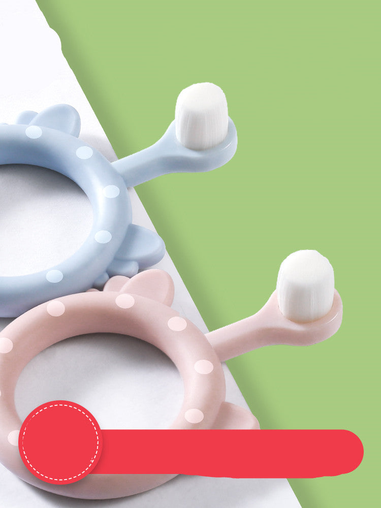 Brosse à dents douce pour bébés et enfants en silicone