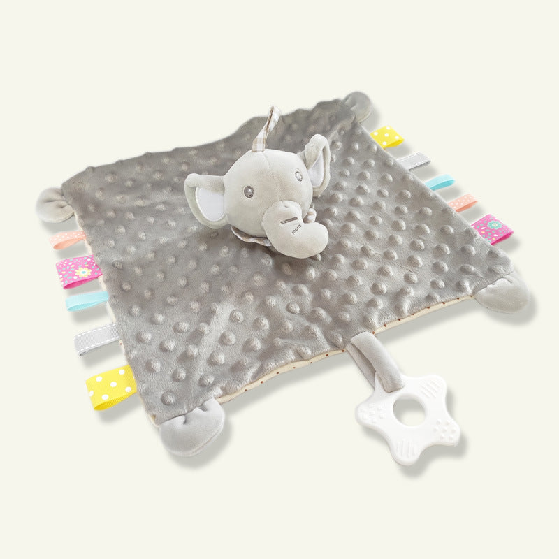Doudou à motif animalier