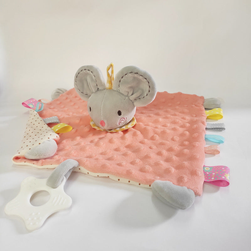 Doudou à motif animalier