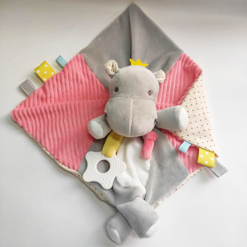 Doudou à motif animalier