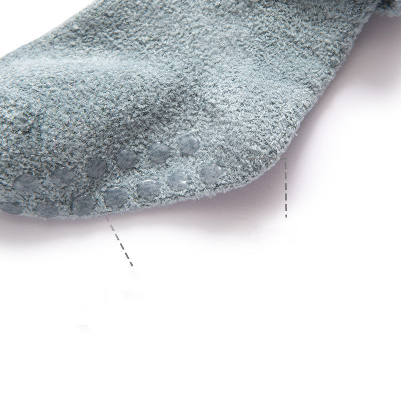 Chaussettes velours pour rester au chaud