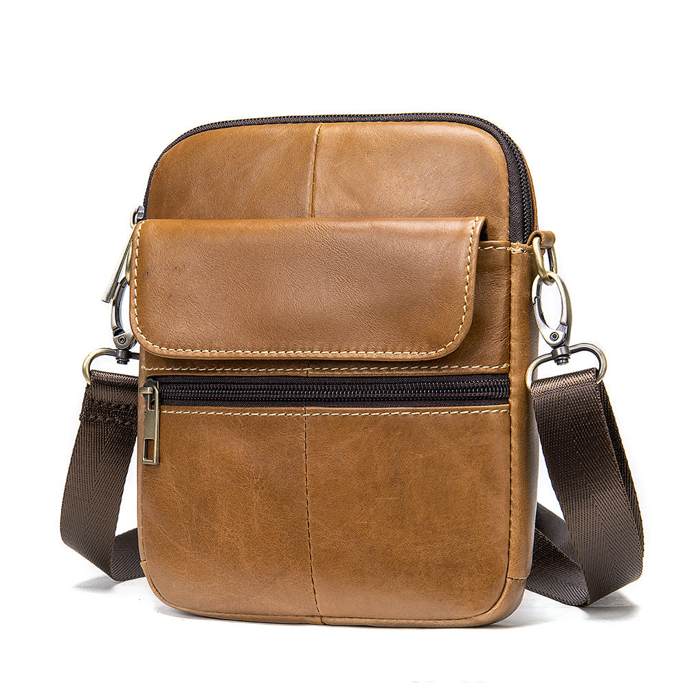 Sac bandoulière en cuir pour homme
