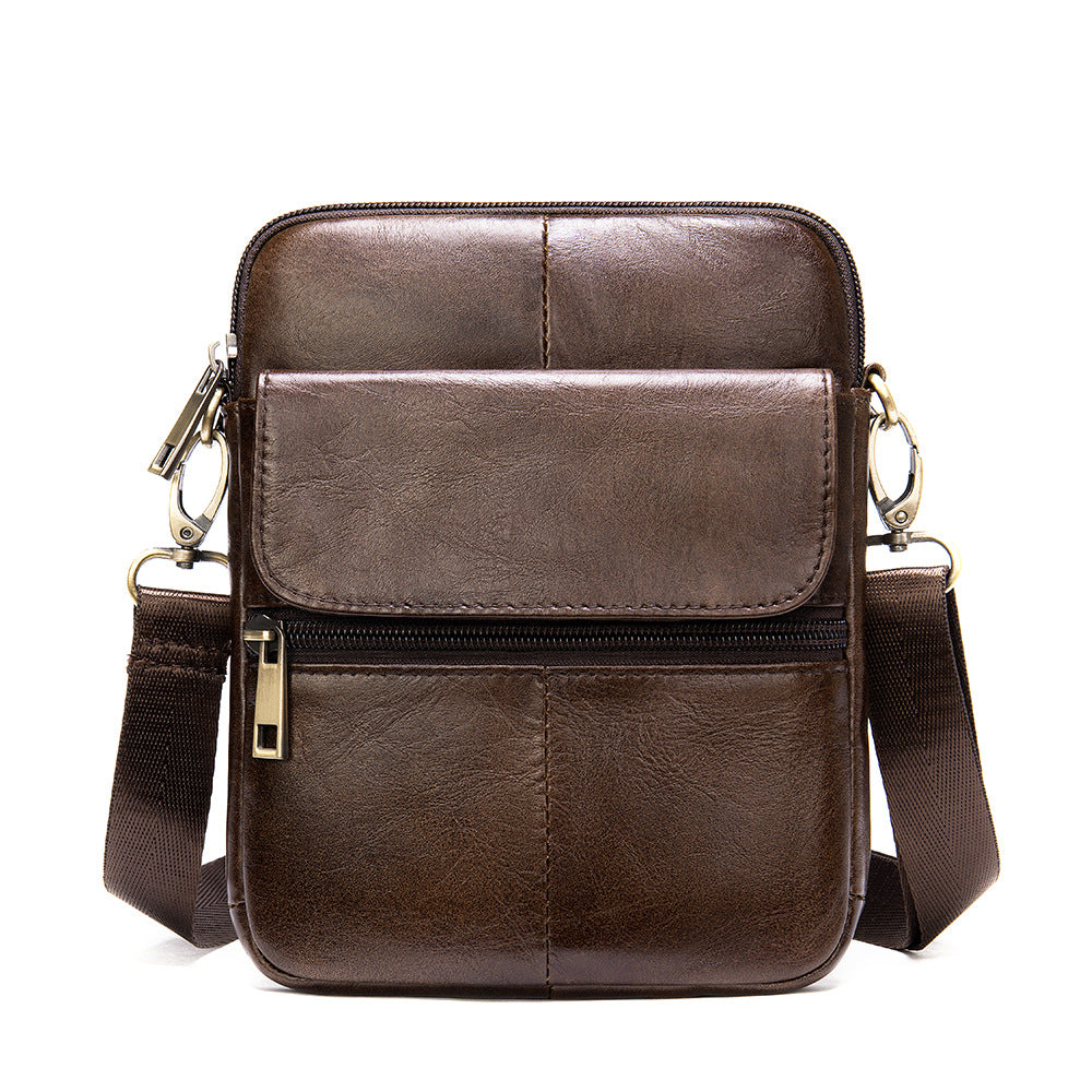 Sac bandoulière en cuir pour homme