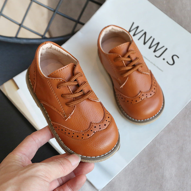 Chaussures en cuir style britannique, nouvelle collection automne
