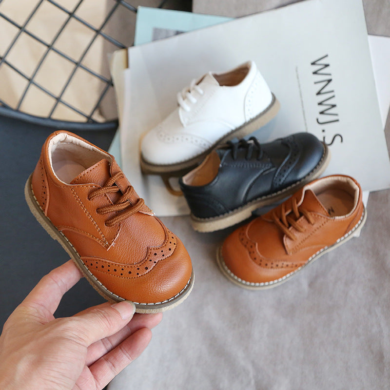 Chaussures en cuir style britannique, nouvelle collection automne