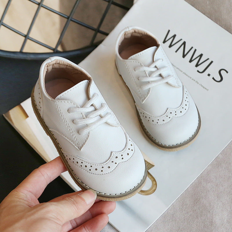 Chaussures en cuir style britannique, nouvelle collection automne