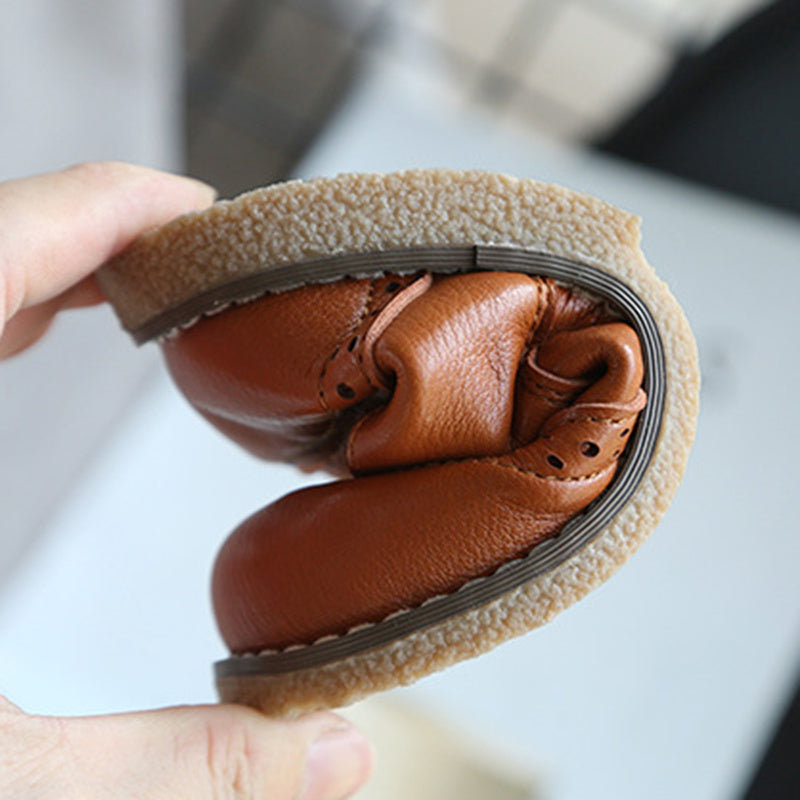 Chaussures en cuir style britannique, nouvelle collection automne