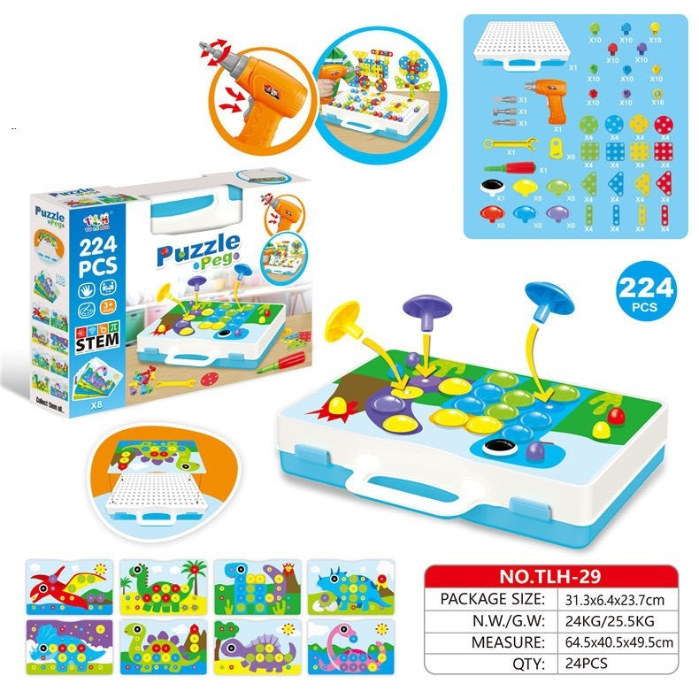 Kits de construction créatifs, ensembles de blocs éducatifs