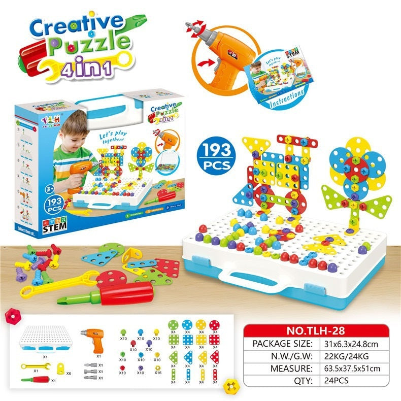 Kits de construction créatifs, ensembles de blocs éducatifs