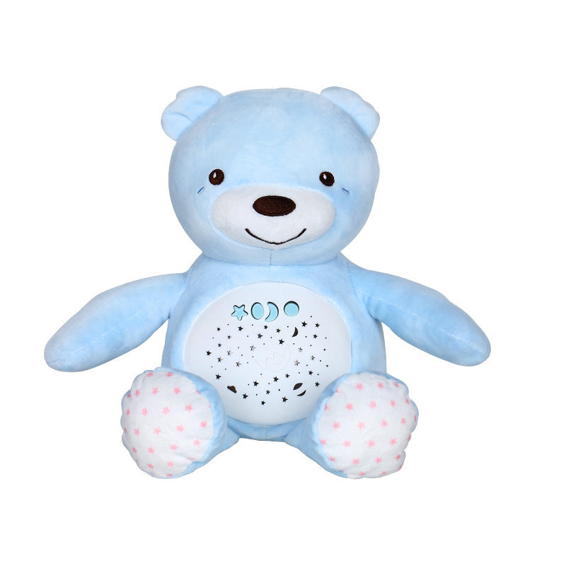Peluche projecteur d'étoiles bébé pingouin