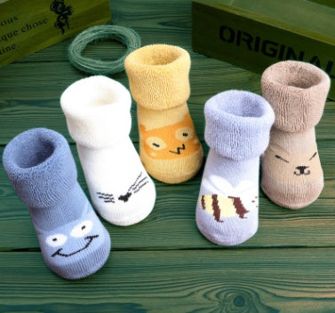 Lot de 5 paires de chaussettes antidérapantes en coton
