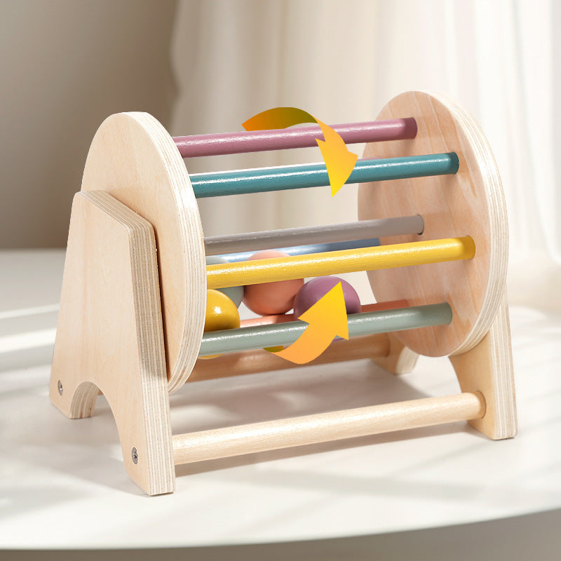Tambour roulant en bois