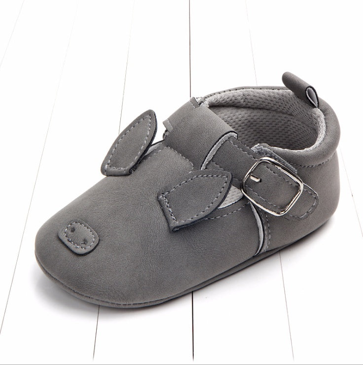 Chaussures printemps et automne en cuir mat antidérapant, semelle douce