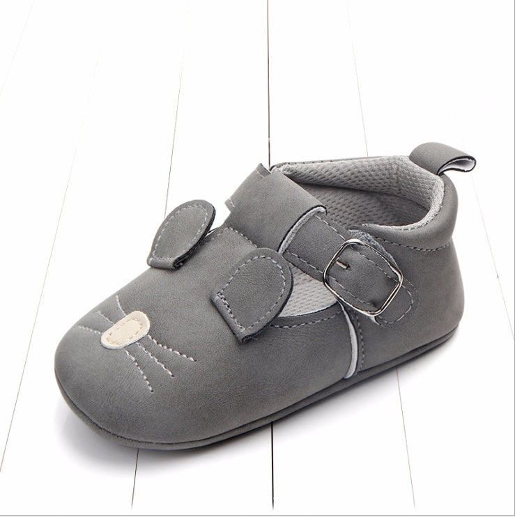 Chaussures printemps et automne en cuir mat antidérapant, semelle douce