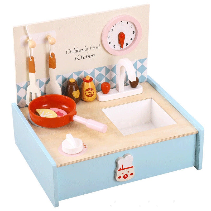 Mini-cuisine en bois (jouets en bois)