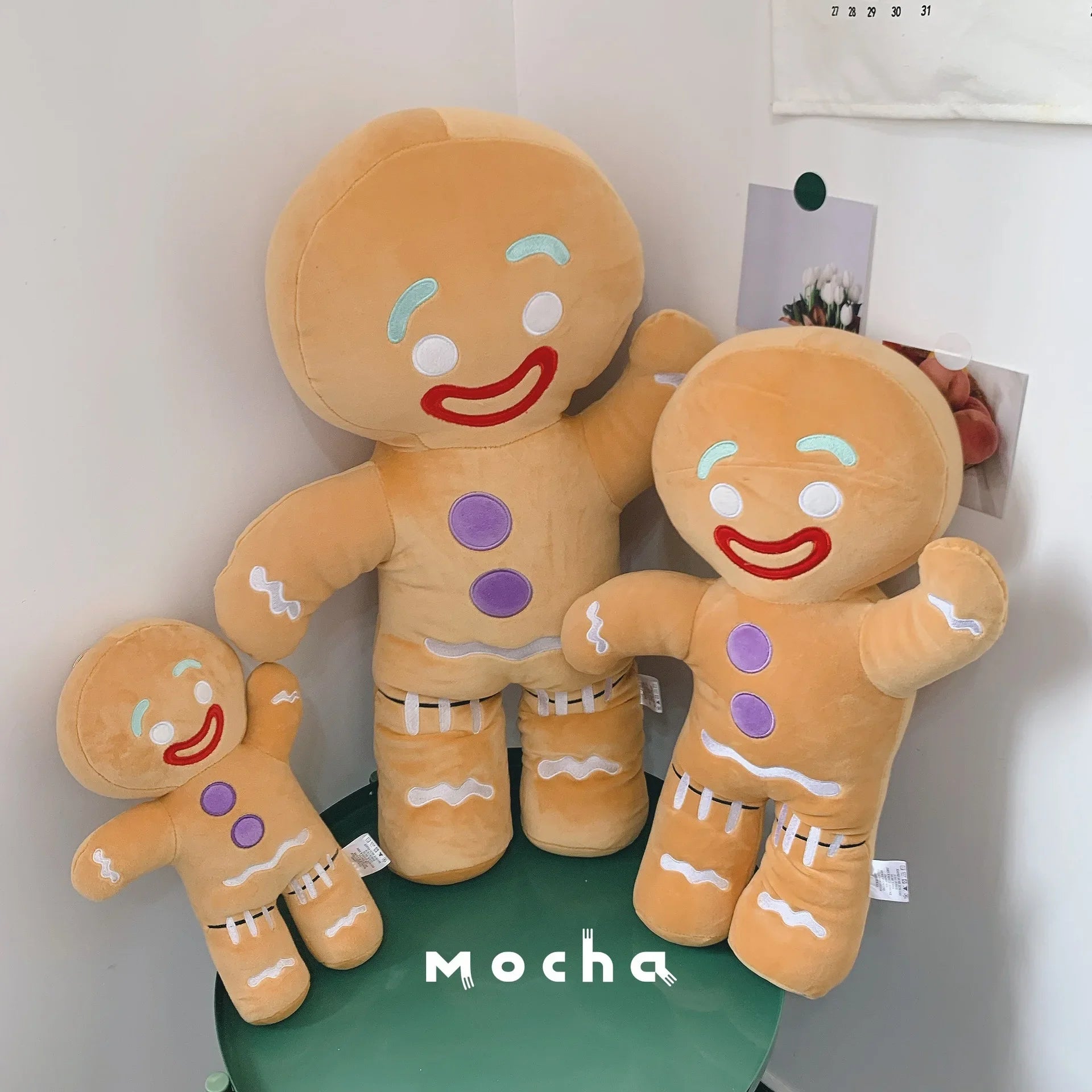 Peluche bonhomme en pain d'épices