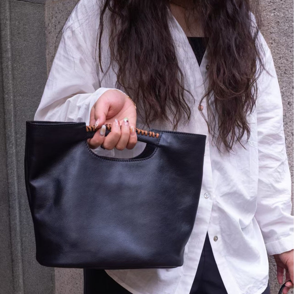 Sac à main bandoulière Cortex pour femme en cuir