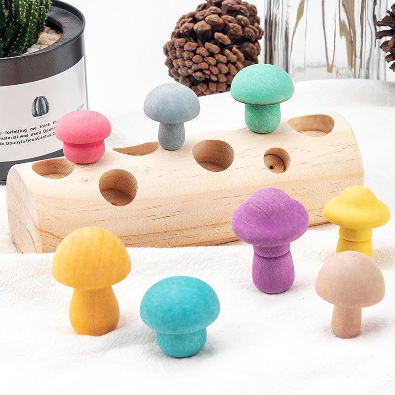 Jeu de simulation de cueillette de champignons en bois