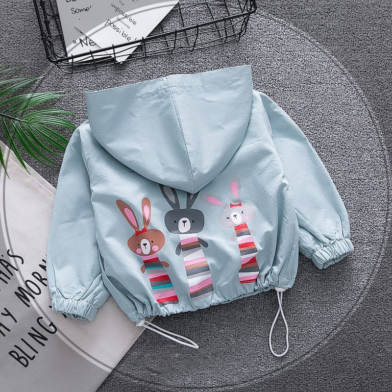 Coupe-vent imprimé lapin