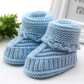 Chaussettes fait main en laine tricotée, semelle douce