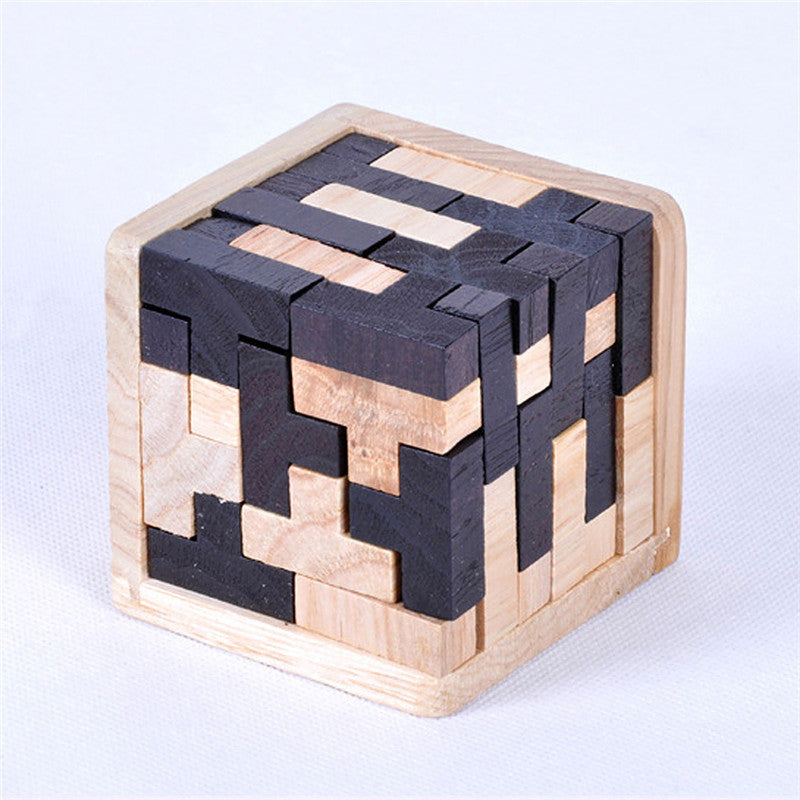 Puzzle 3D créatif en bois