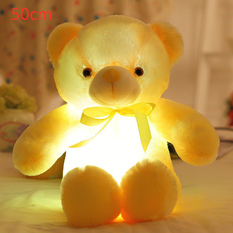 Ours en peluche lumineux