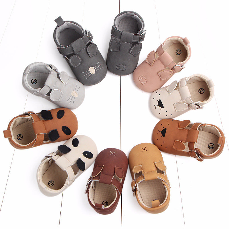 Chaussures printemps et automne en cuir mat antidérapant, semelle douce