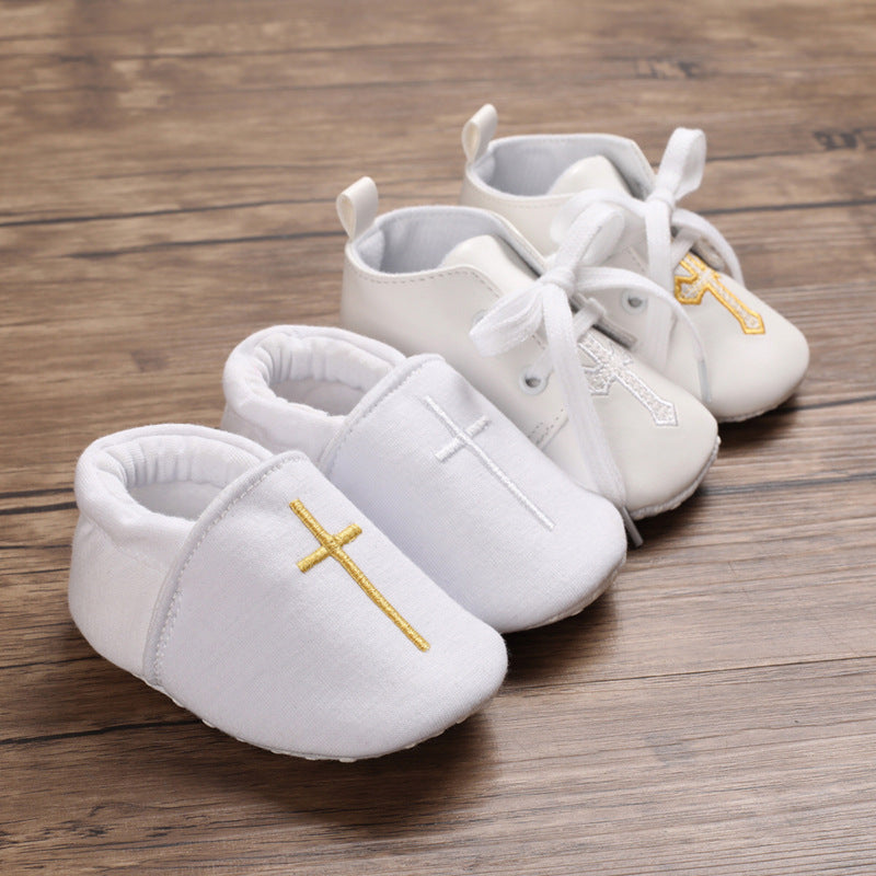 Chaussures baptême pur coton