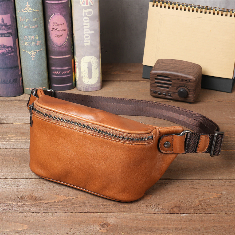 Sac banane en cuir
