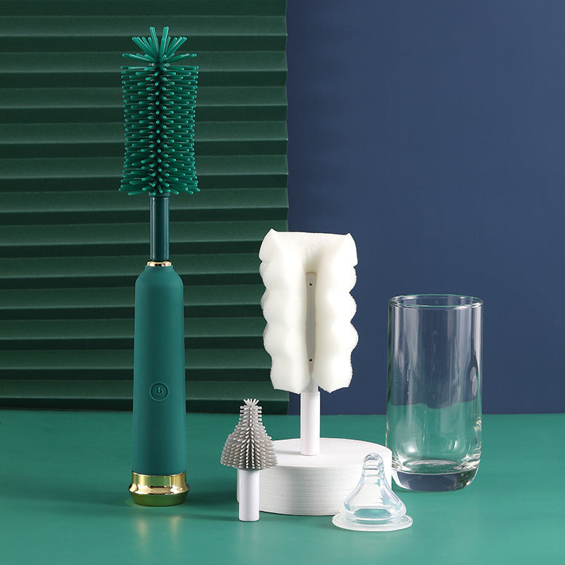 Brosse de Nettoyage pour Biberons Électriques Ensemble de Combinaison avec Tétine en Silicone et paille