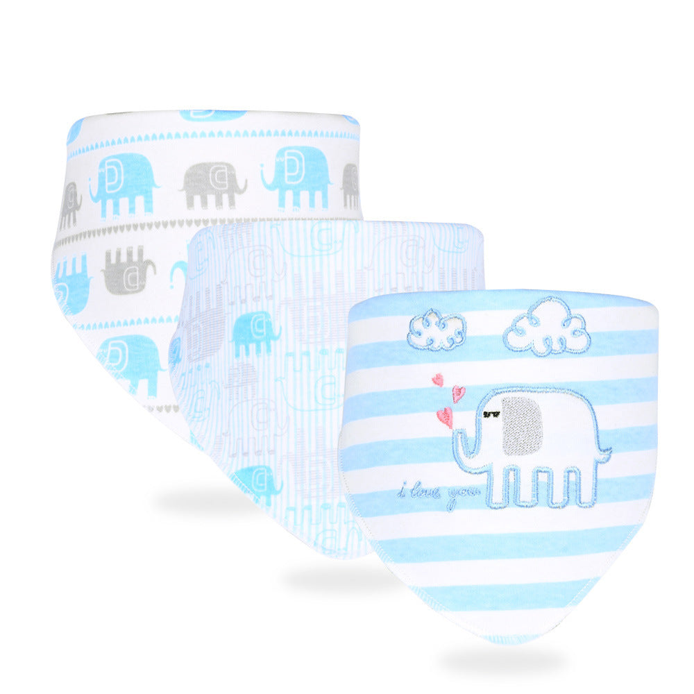 Bavoir en coton imprimée