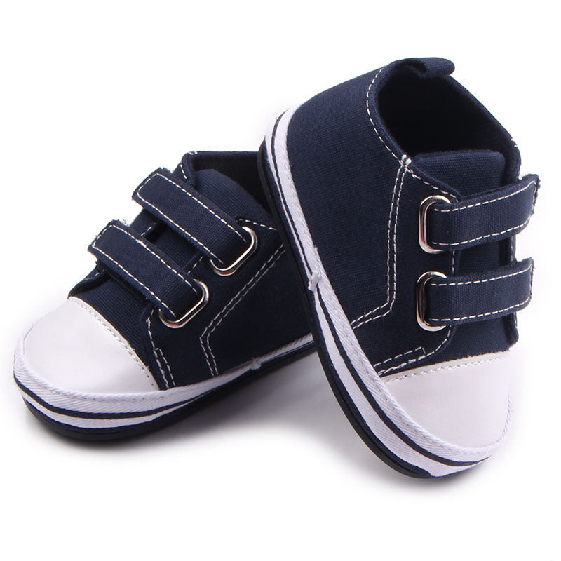 Chaussures en toile avec double fermeture velcro