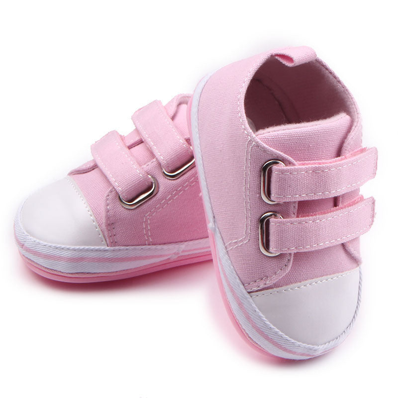 Chaussures en toile avec double fermeture velcro