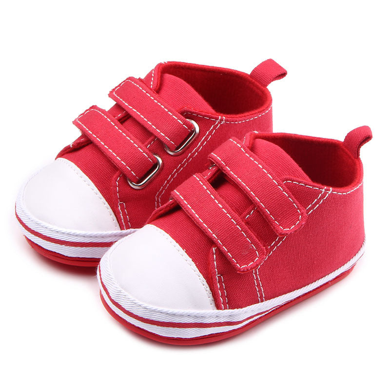 Chaussures en toile avec double fermeture velcro