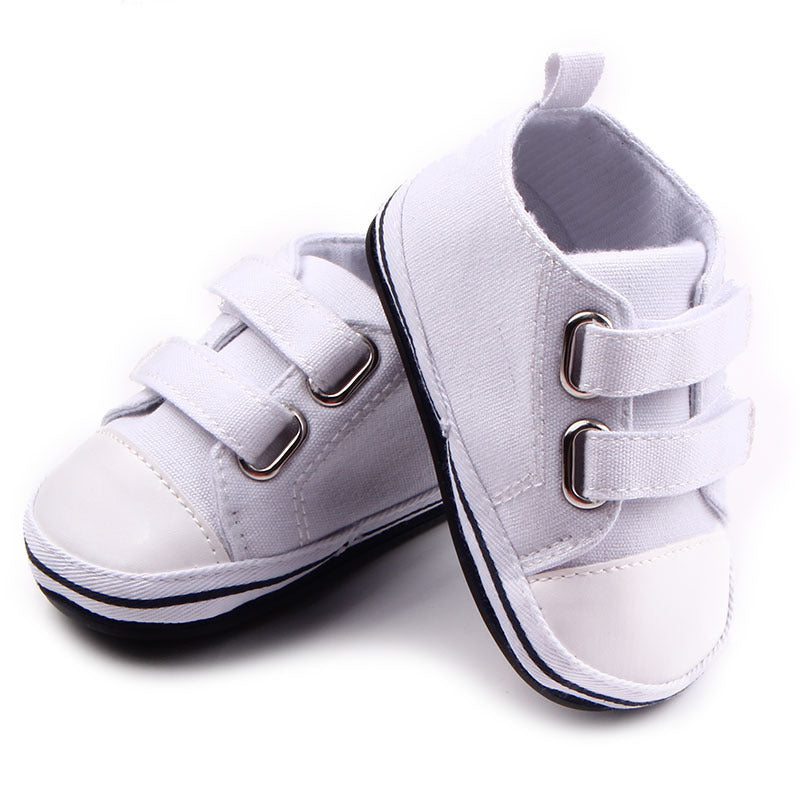 Chaussures en toile avec double fermeture velcro