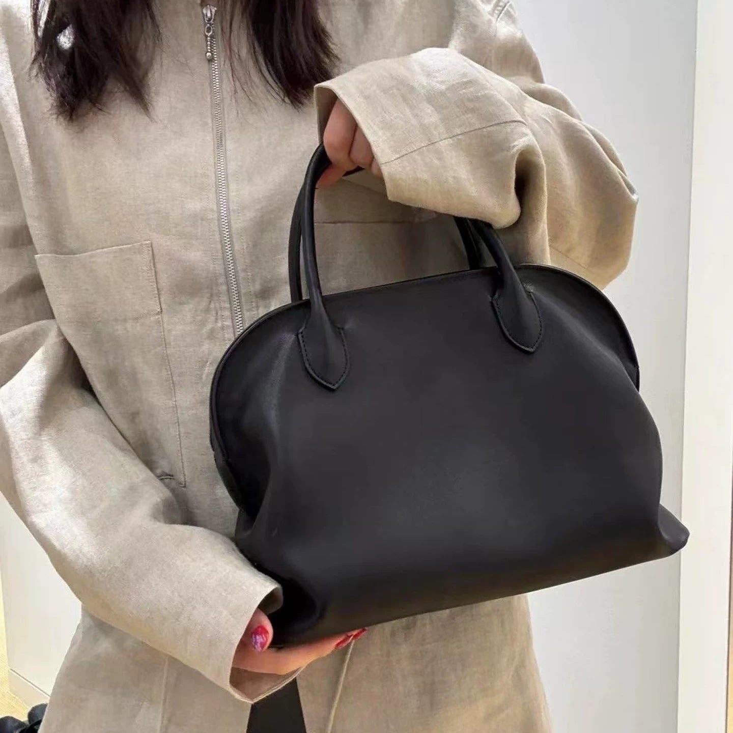 Sac minimaliste en cuir