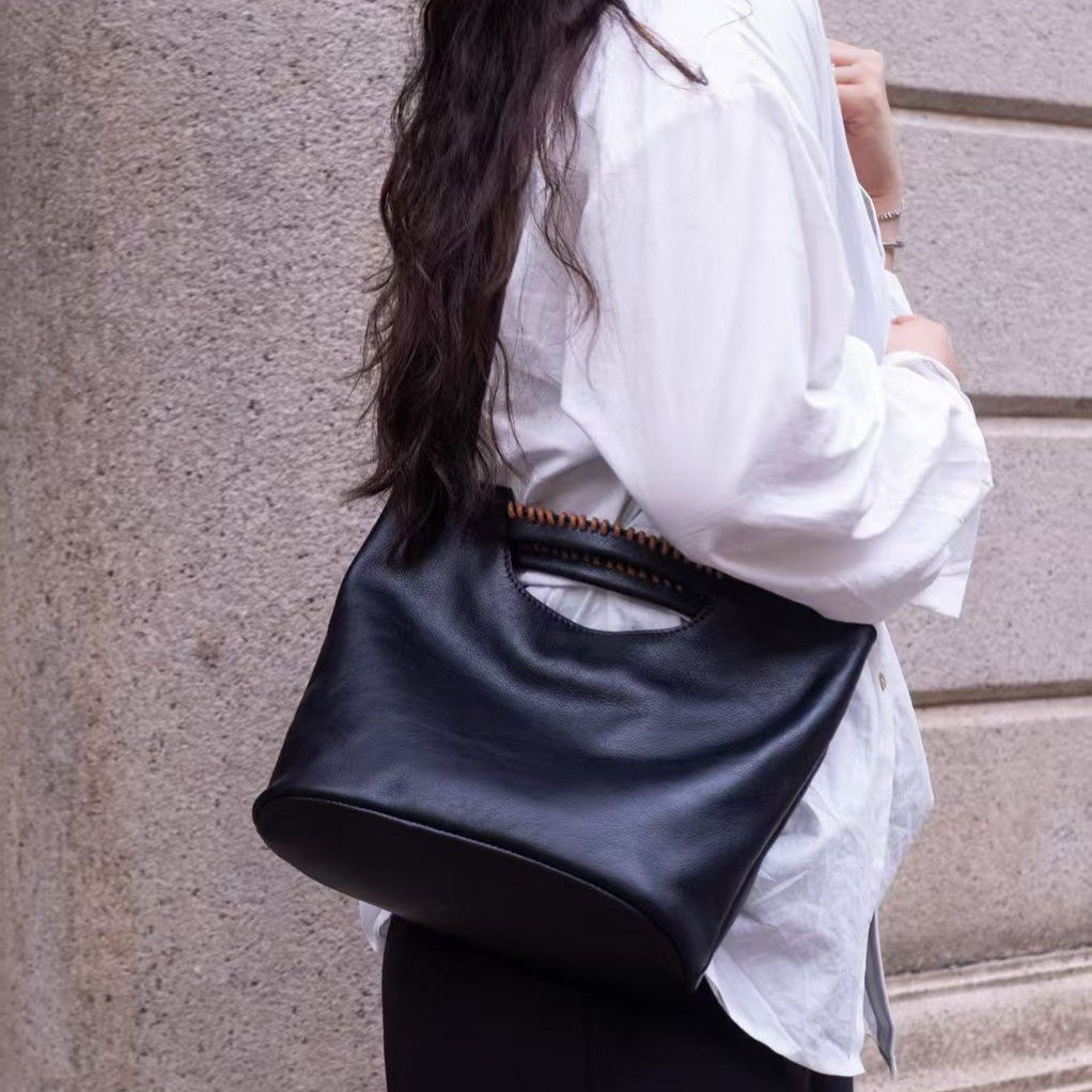 Sac à main bandoulière Cortex pour femme en cuir