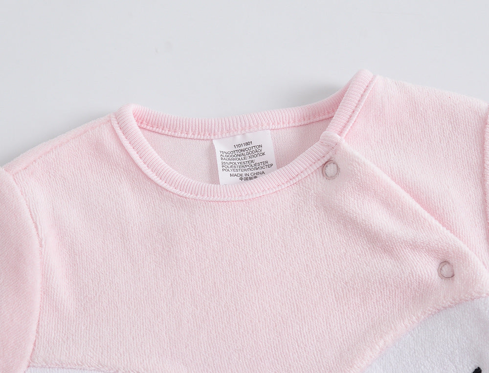 Pyjama manches longues en flanelle de cisaillement
